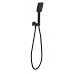 Eden Square Matte Black Hand Shower On Bracket Eden Square Matte Black Hand Shower On Bracket